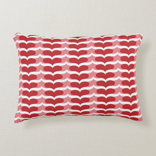 Coussins Décoratifs Motif de coeur (Devant)