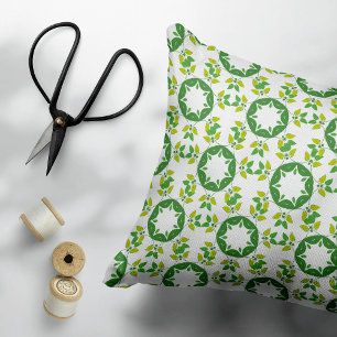 Coussins Décoratifs Motif de feuille, motif de feuilles, feuilles vert
