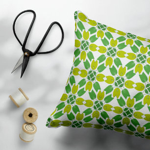 Coussins Décoratifs Motif de feuille, motif de feuilles, feuilles vert
