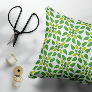 Coussins Décoratifs Motif de feuille, motif de feuilles, feuilles vert