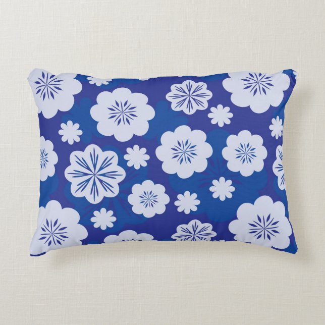 Coussins Décoratifs motif de fleur (Devant)