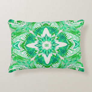 Coussins Décoratifs Motif de géométrie harmonieuse verdoyante