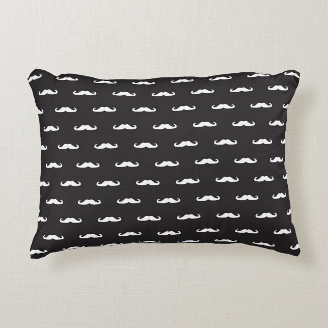 Coussins Décoratifs Motif de hippie de moustache (Devant)