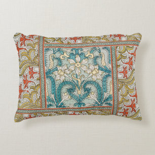 Coussins Décoratifs Motif de jonquille Art nouveau vintage Verneuil
