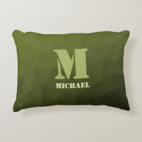Motif de maille géométrique olive vert de l'armée