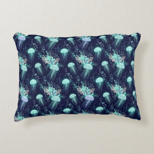 Coussins Décoratifs Motif de méduse sous-marine
