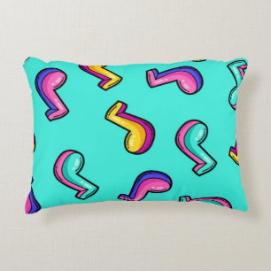 Coussins Décoratifs Motif de notes musicales