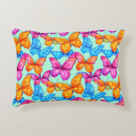 Coussins Décoratifs Motif de papillons colorés