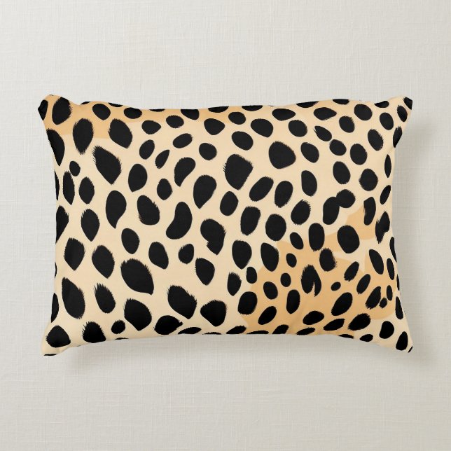 Coussins Décoratifs Motif d'impression Cheetah (Devant)