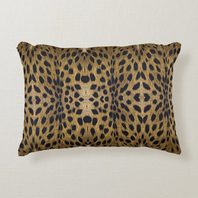 Coussins Décoratifs Motif d'impression Cheetah (Devant)