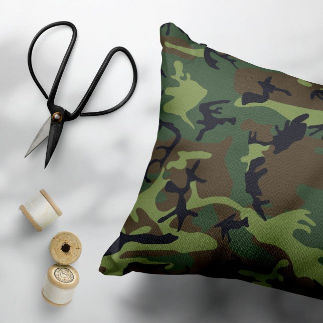 Coussins Décoratifs Motif du Camouflage Vert, Motif militaire, Armée (Créateur téléchargé)