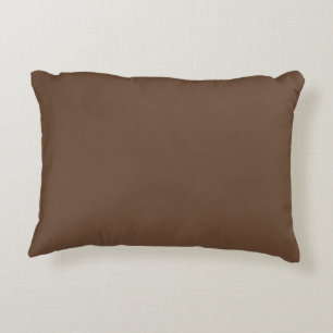 Coussins Décoratifs Motif élégant brun profond
