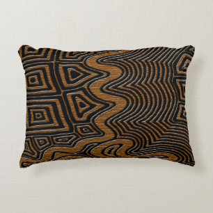Coussins Décoratifs Motif en tissu Kuba géométrique