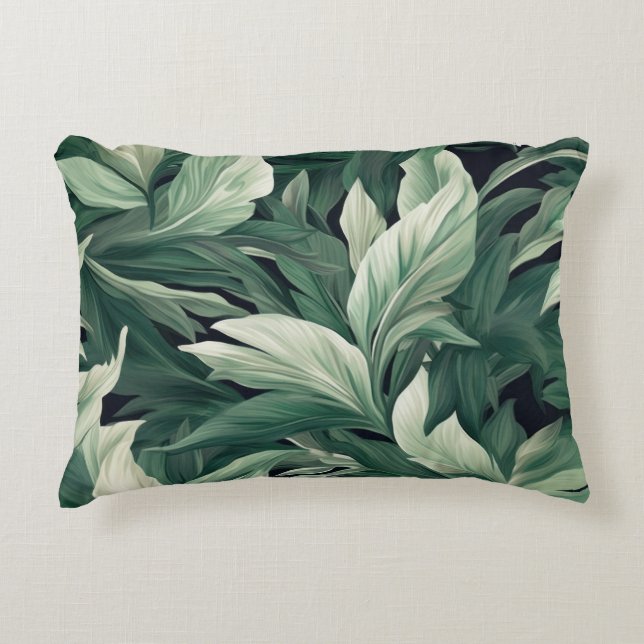 Coussins Décoratifs motif feuille (Devant)