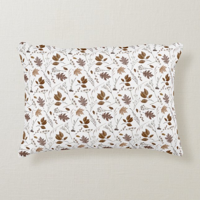 Coussins Décoratifs Motif Feuilles d'automne (Devant)