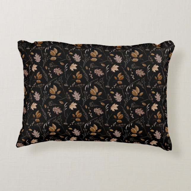 Coussins Décoratifs Motif Feuilles d'automne (Dos)