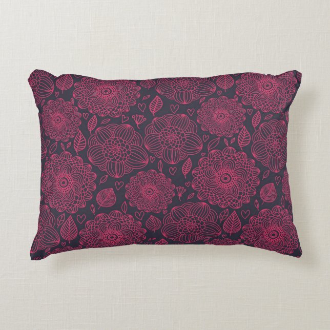 Coussins Décoratifs Motif floral 5 (Devant)