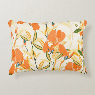 Coussins Décoratifs Motif floral vintage sans couture. Orang d'arrange