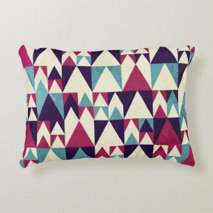 Coussins Décoratifs Motif géométrique triangle rétro