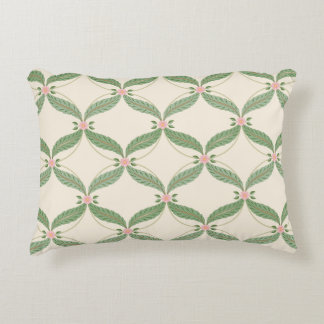 Coussins Décoratifs Motif Grille Fleurs Feuilles simples