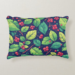 Coussins Décoratifs Motif inspiré de la nature avec des feuilles verte
