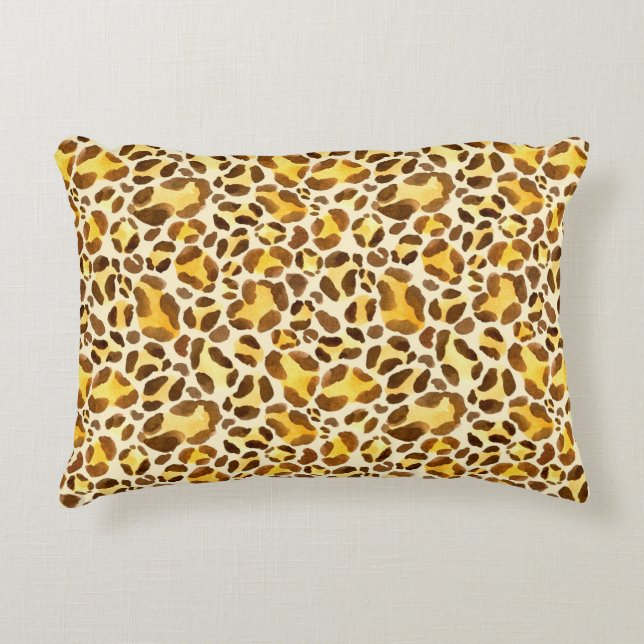 Coussins Décoratifs Motif léopard sans eau (Devant)