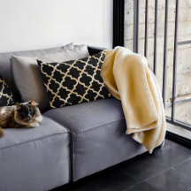 Motif marocain Noir & Or