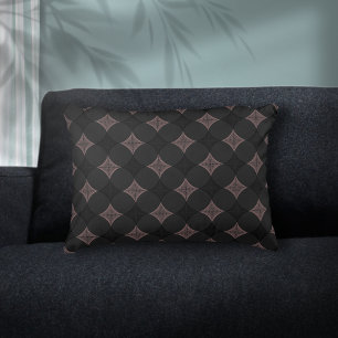 Coussins Décoratifs Motif moderne élégant noir et rose clair