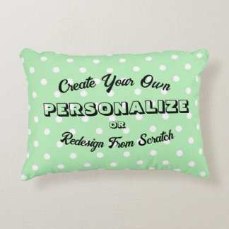 Coussins Décoratifs Motif Pastel à pois - Vert