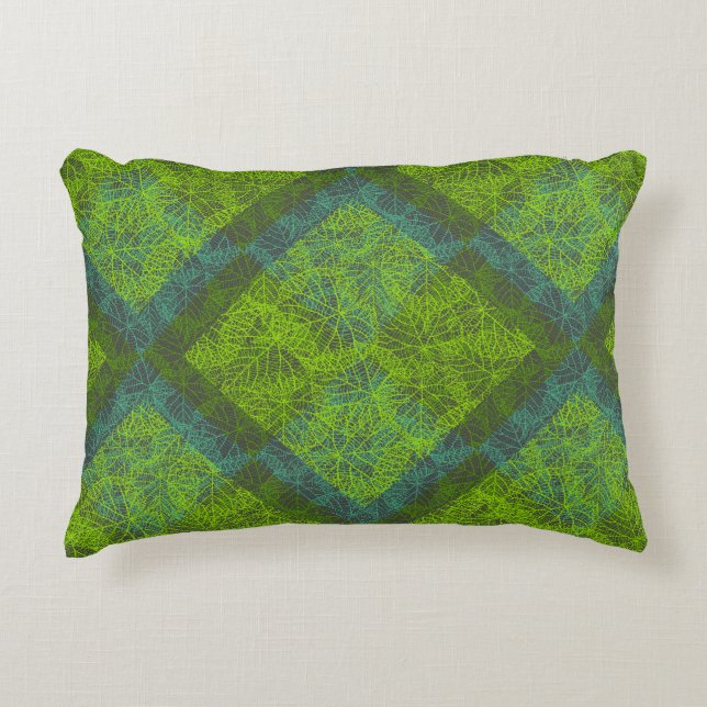 Coussins Décoratifs motif plante.12c DGrey BG (Devant)