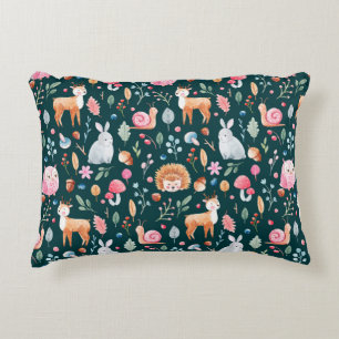 Coussins Décoratifs Motif pour enfants en aquarelle technique. fée