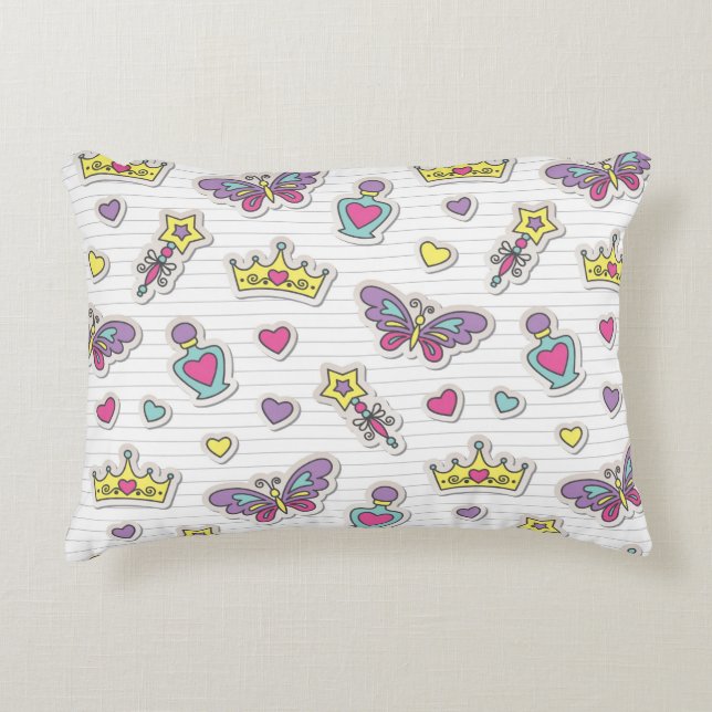 Coussins Décoratifs motif princesse de ballet (Devant)