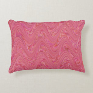 Coussins Décoratifs Motif rose marbling