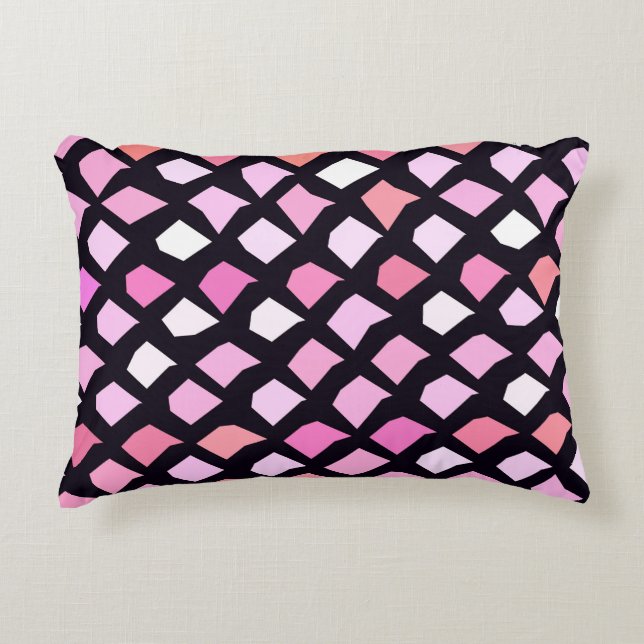 Coussins Décoratifs Motif rouge lavande rose violet (Devant)
