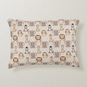 Coussins Décoratifs Motif Safari Bébé Neutre