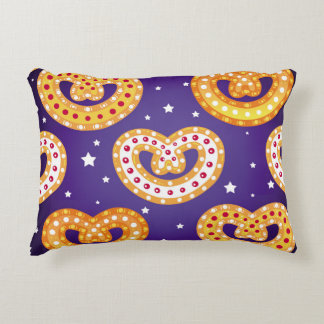 Coussins Décoratifs Motif sans couture avec bonbons de Noël. Vintage