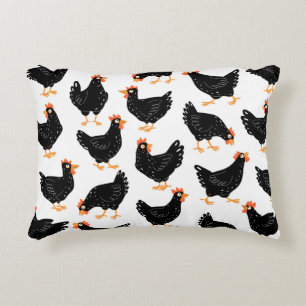 Coussins Décoratifs Motif sans couture avec poulet