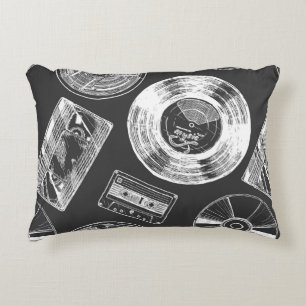Coussins Décoratifs Motif sans faille avec supports audio et vidéo. V