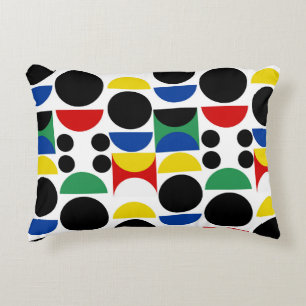 Coussins Décoratifs Motif scandinave du Bauhaus du milieu du siècle