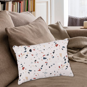 Coussins Décoratifs Motif Terrazzo Abstrait Moderne du Milieu du Siècl