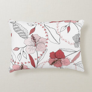 Coussins Décoratifs Motifs botaniques : Vintage de fleurs isolées