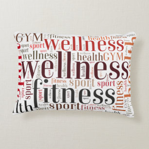 Coussins Décoratifs Mots de forme physique