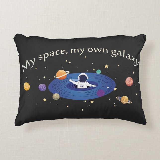 Coussins Décoratifs My Space, My Own Galaxy (Devant)