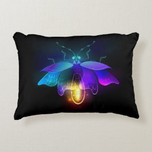 Coussins Décoratifs Neon Firefly sur noir