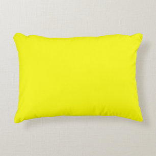 Coussins Décoratifs Néon jaune brillant