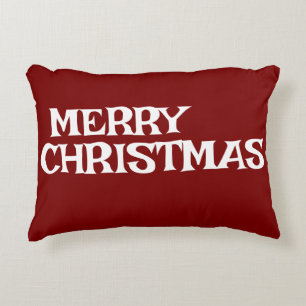COUSSINS DÉCORATIFS NOËL ÉLÉGANT MODERNE STYLÉ COULEUR ROUGE