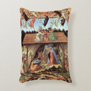 Coussins Décoratifs Noël, Nativité, Naissance du Christ par Botticelli