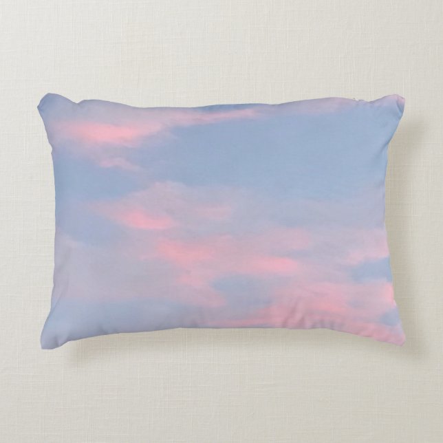 Coussins Décoratifs Nuages roses personnalisables (Devant)