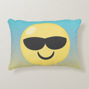 Coussins Décoratifs Ombre Sunglassses Emoji