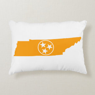 Coussins Décoratifs Orange d'état du Tennessee